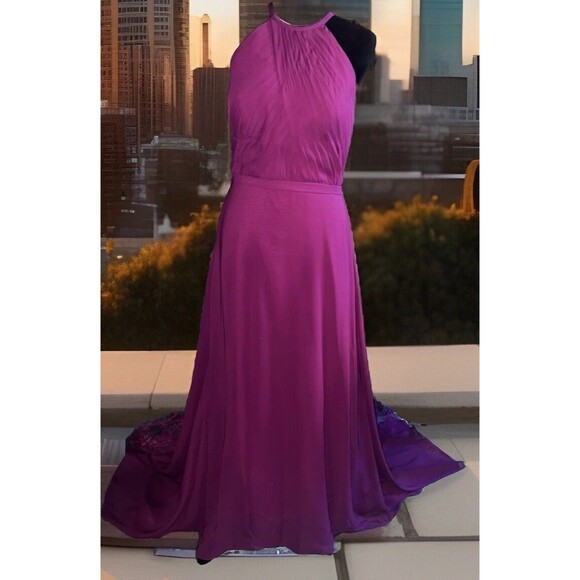 Dresses & Skirts - Unbranded Formal Bridal/Prom Floor Length Sleeveless Magneta 16